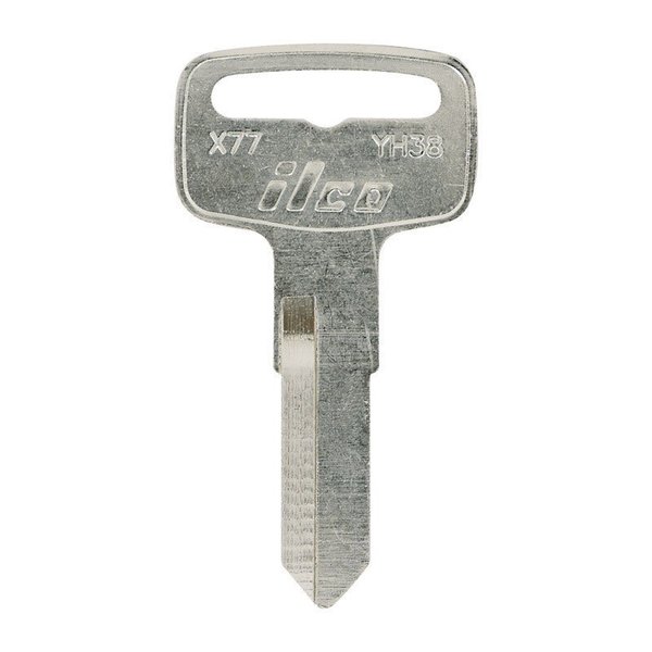 Hillman Traditional Key Motorcyle Universal Key Blank Double, 10PK 86383